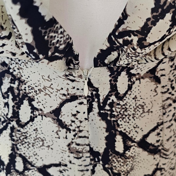 Endless Rose Halter Neck Tie Wide Leg Jumpsuit Snakeskin Size Small Pockets - Picture 7 of 9